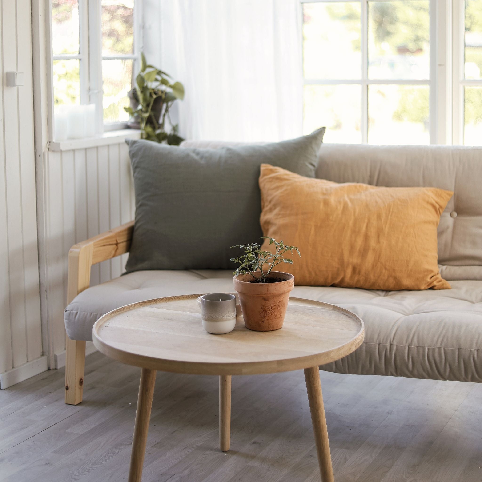 Linen cushion - Sea wheat - 50x70cm