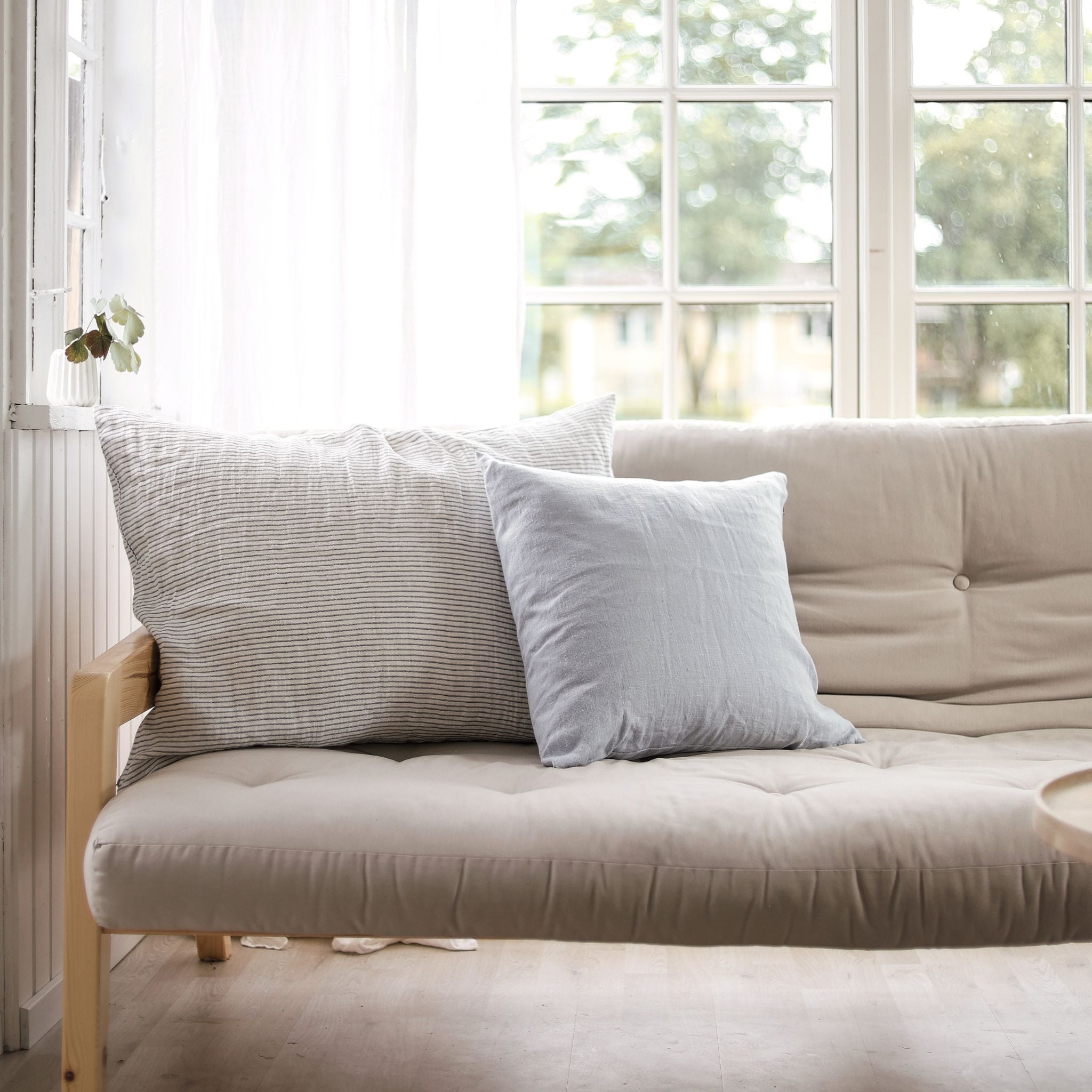 Linen cushion - Stripe - 60x80cm