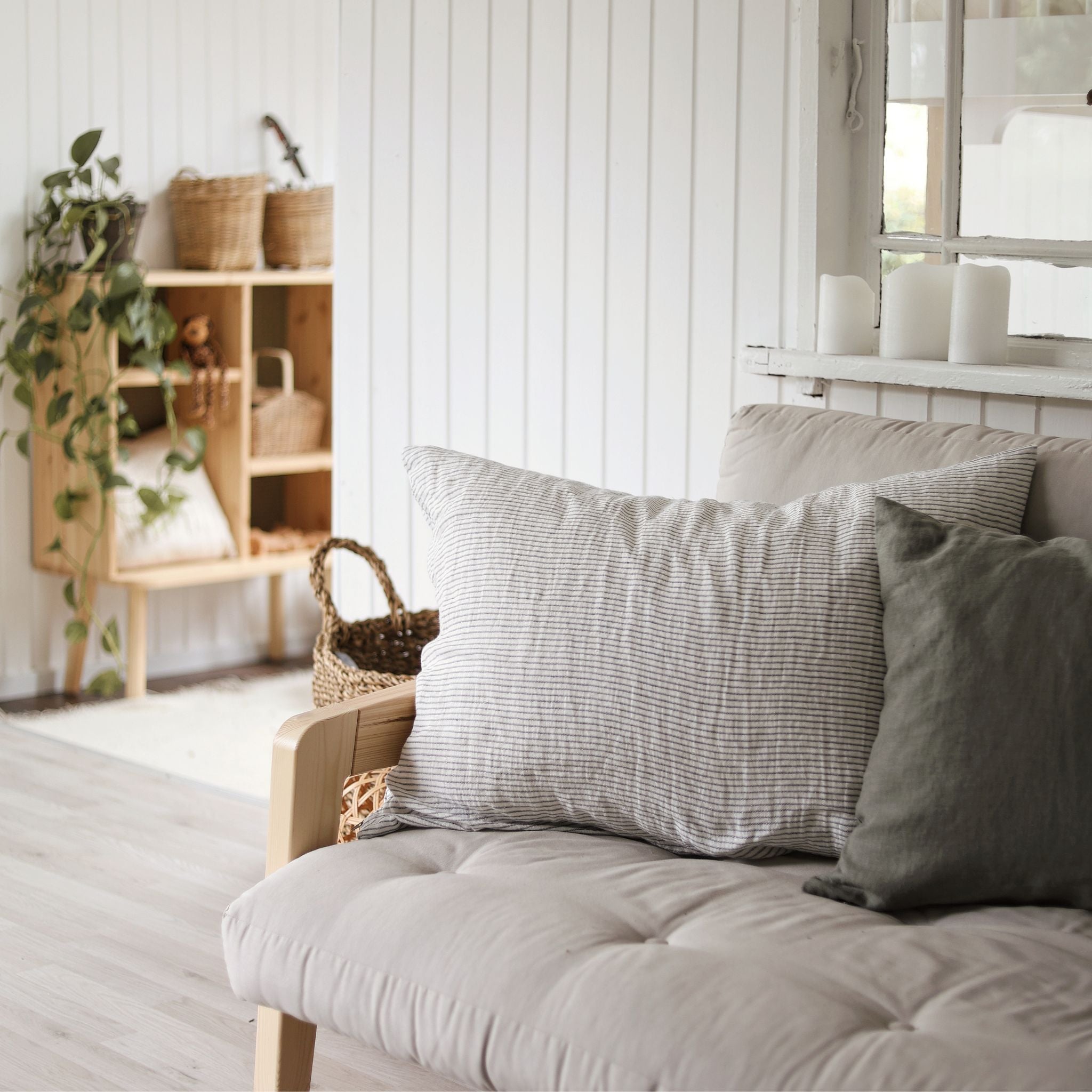 Linen cushion - Stripe - 50x70cm