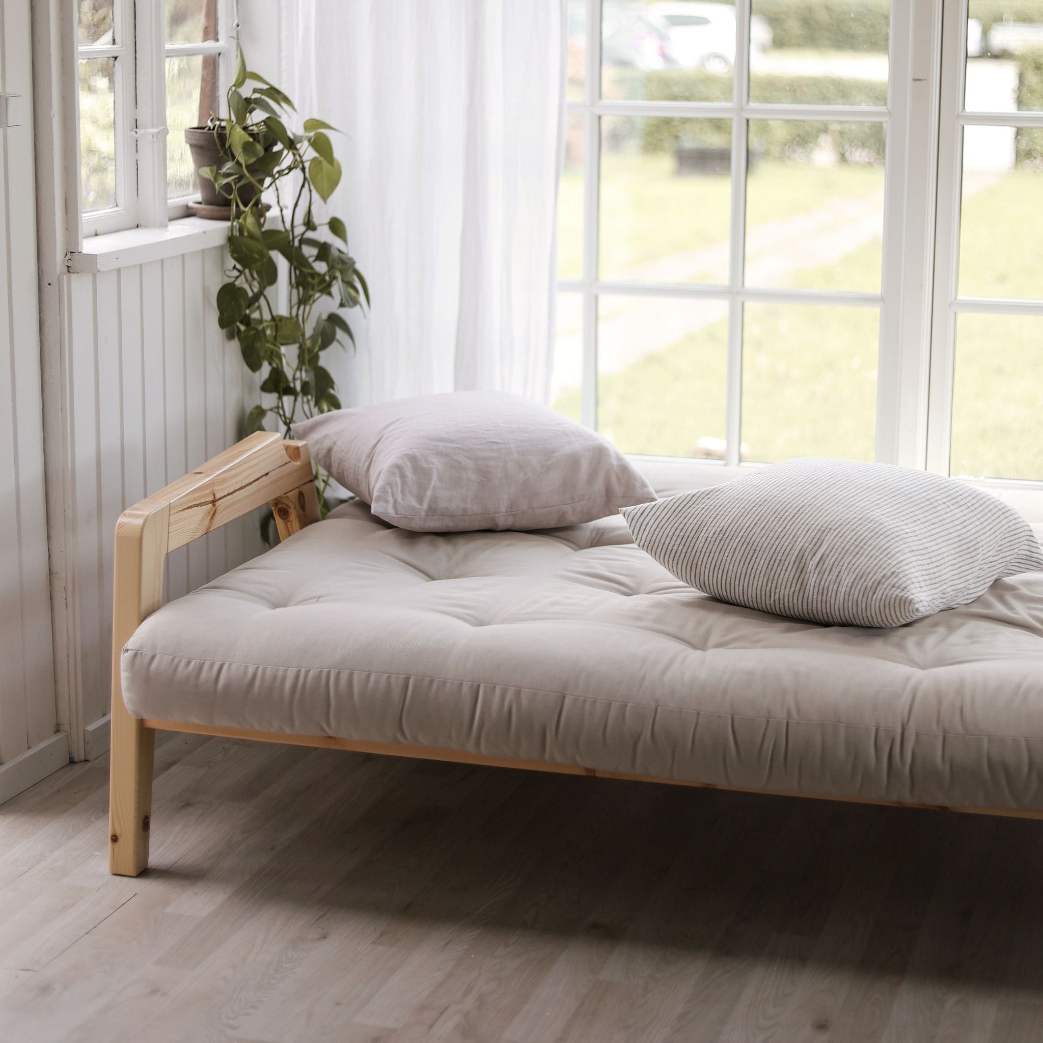 Linen pillow case - Stripe